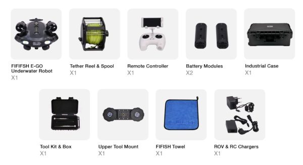 QYSEA Underwater Drone Camera Submarine FIFISH E-GO