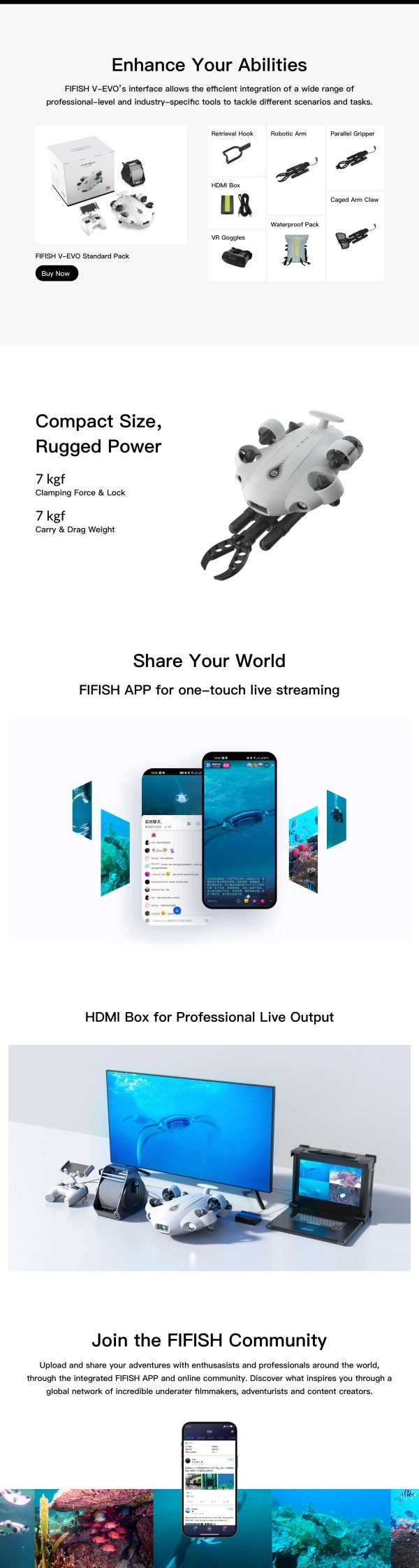 QYSEA Fifish V-EVO Enhanced